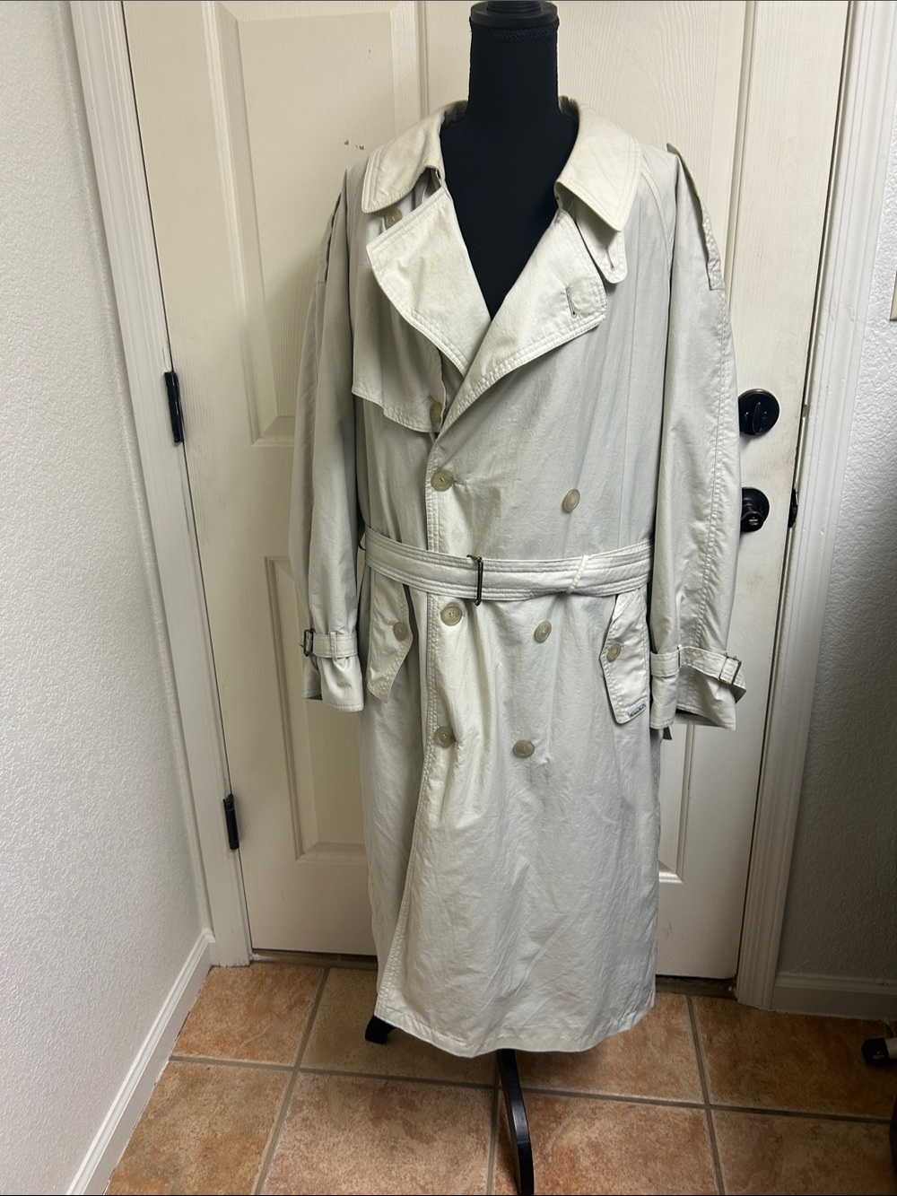 Sympatex & Studio Novum Peek&Cloppenburg XLarge Tan Trench coat with insert,